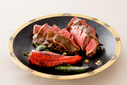 牛ヒレ肉のメープルシロップ幽庵焼き
