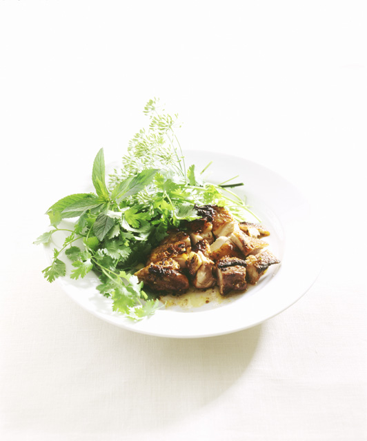 鶏肉のメープルスパイス焼き